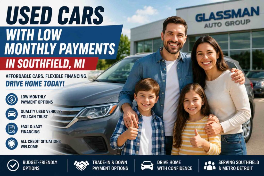 Used Cars with Low Monthly Payments in Southfield, MI