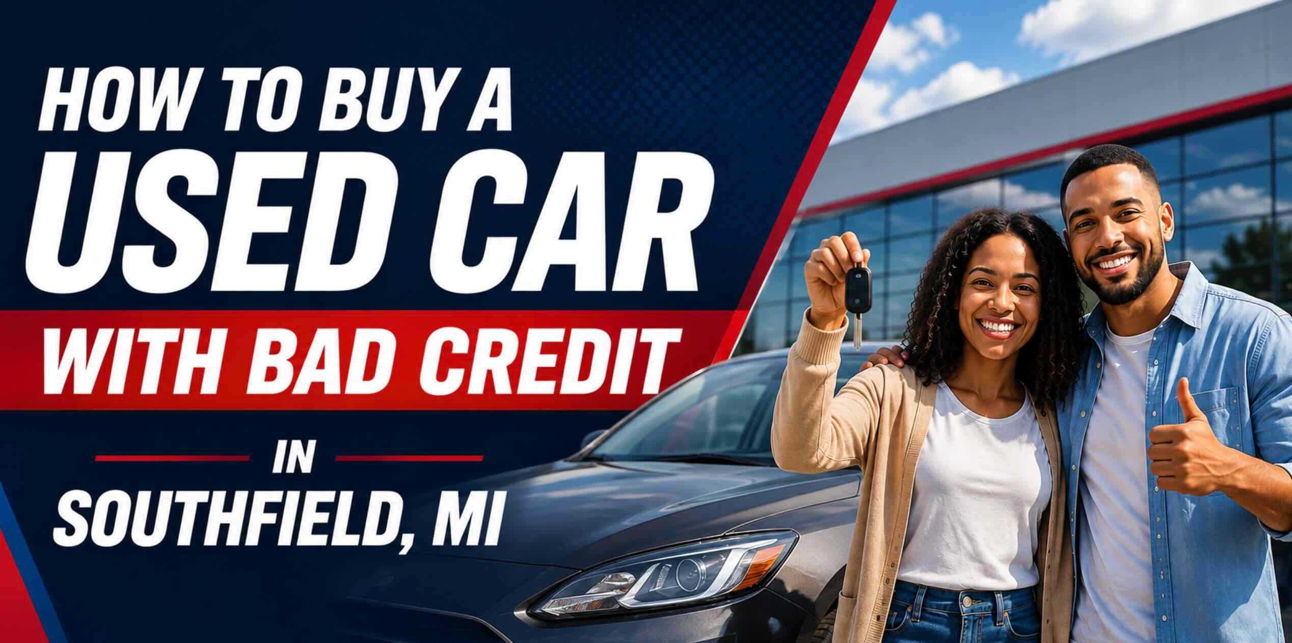 How to Buy a Used Car With Bad Credit in Southfield, MI